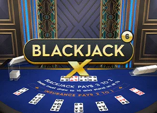 Blackjack X 6 - Azure - FOXYBET77